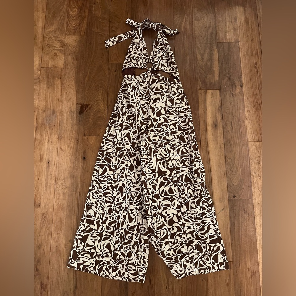 Free People Wide Legged Jumpsuit